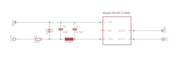 Filter for Recom DC/DC Converter